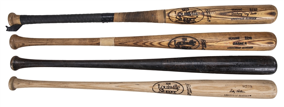 1980s Houston Astros Game Used Bat Collection Including Phil Garner, Billy Hatcher, Ray Knight, and Tony Scott (PSA/DNA)